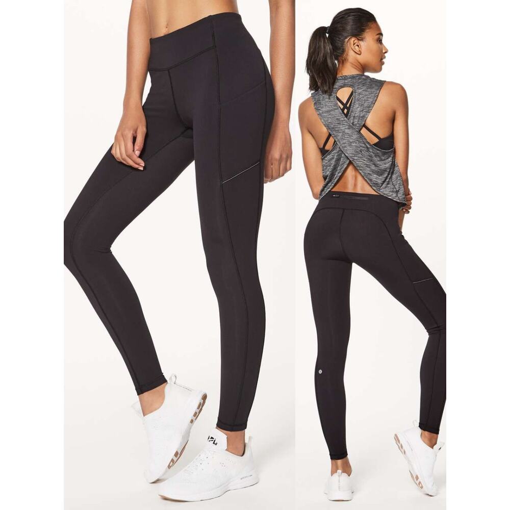 LULULEMON Speed Up Tight Full-On Luxtreme 28" Size 4 Black